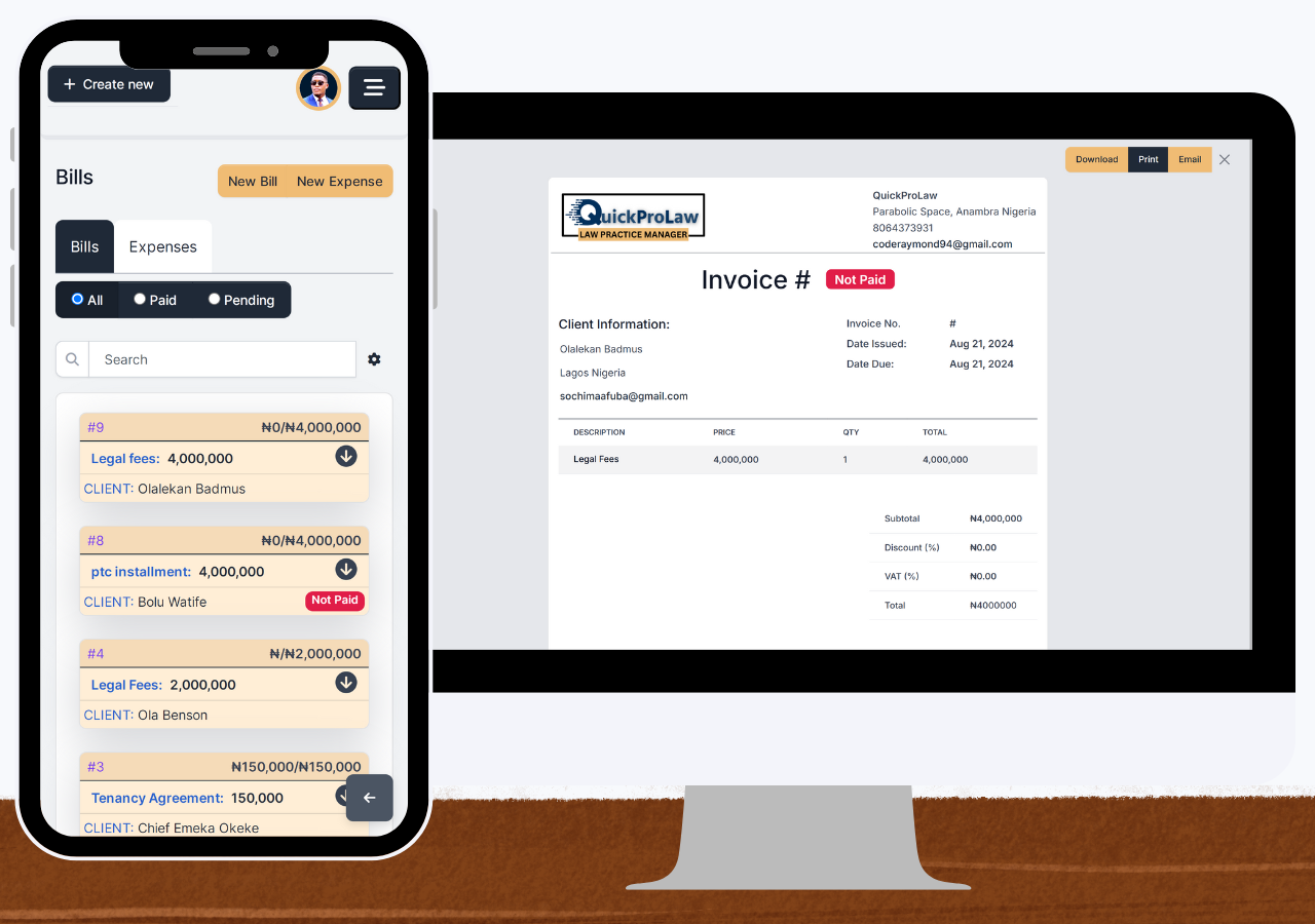 Billing and Invoicing Icon